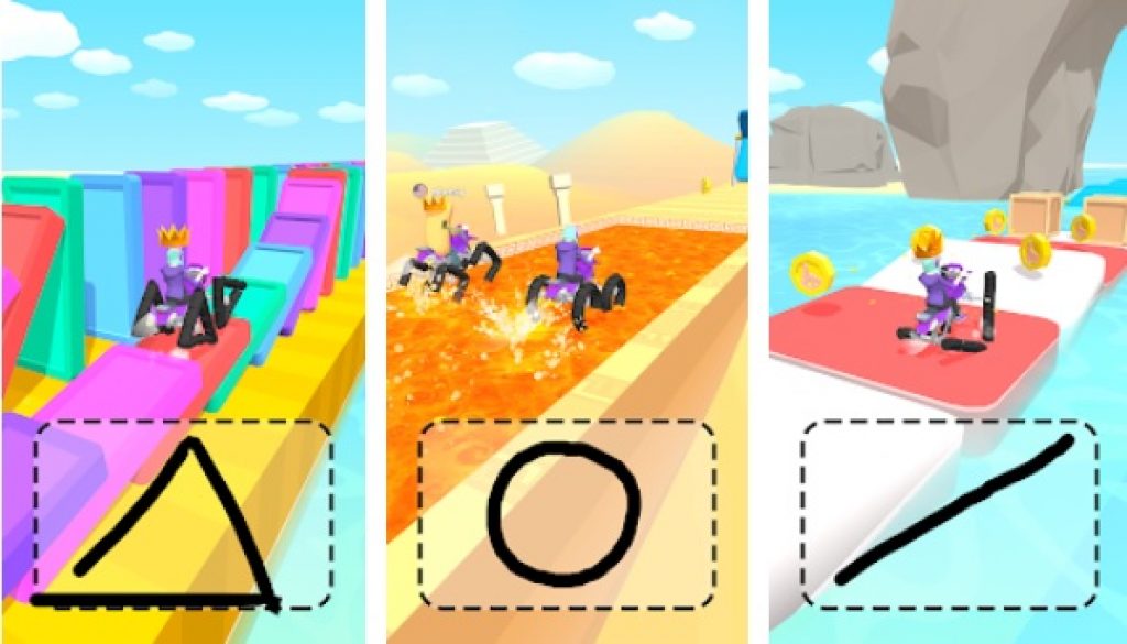 Scribble Rider Mod/Original Apk 1.505 – Unlimited resources and Money
