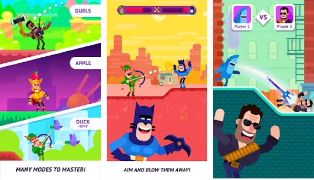 bowmasters apk mod