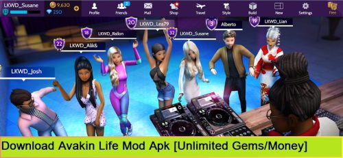 avakin life 3d virtual world mod apk download